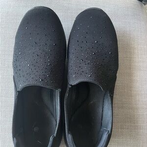 Skechers Black Sparkle Flats